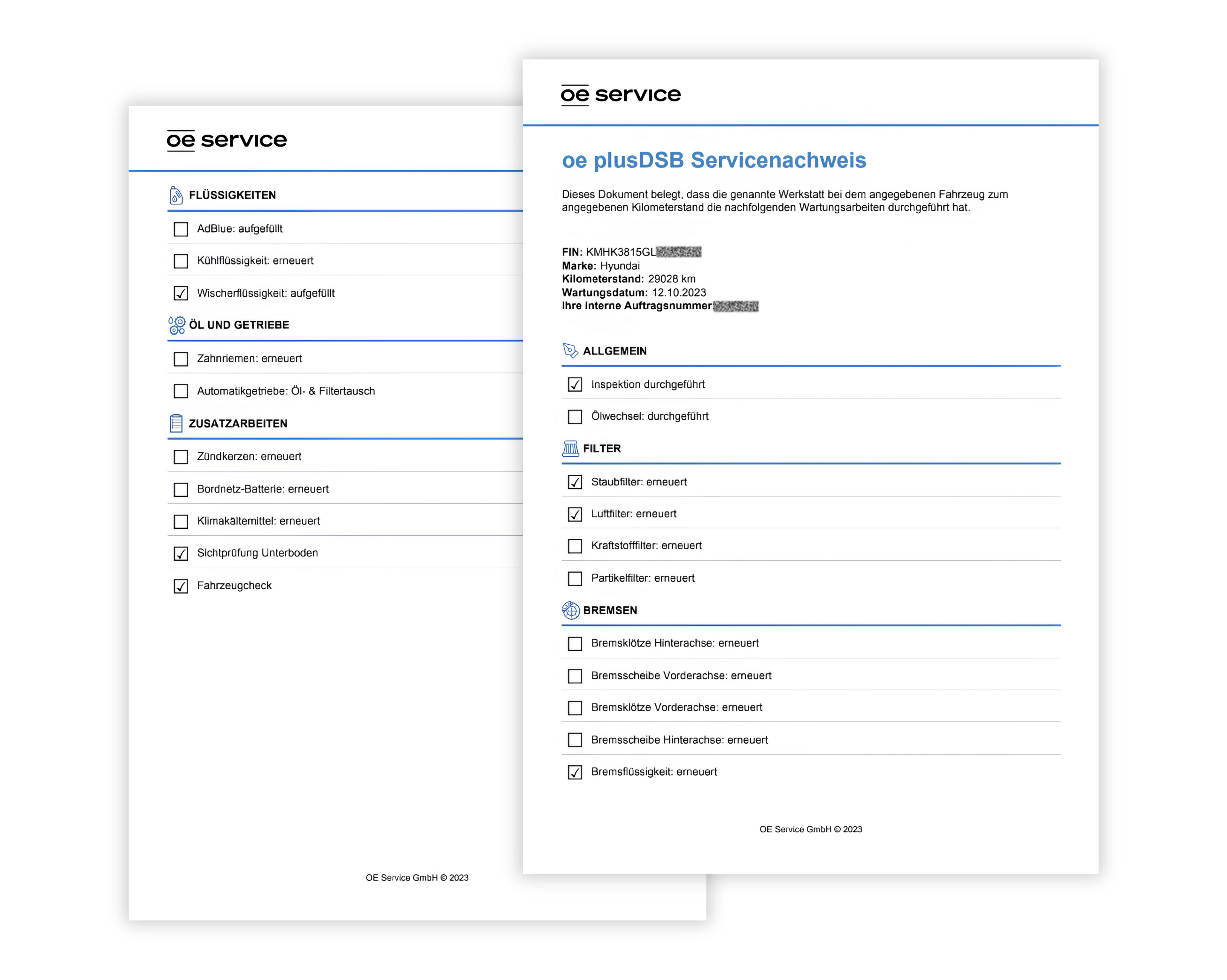 Screenshot einer Webseite mit dem Servicenachweis eines Fahrzeugs, mit Wartungshistorie für Saab, einschließlich Servicedaten, Kilometerstand und durchgeführten Arbeiten bei jedem Besuch.